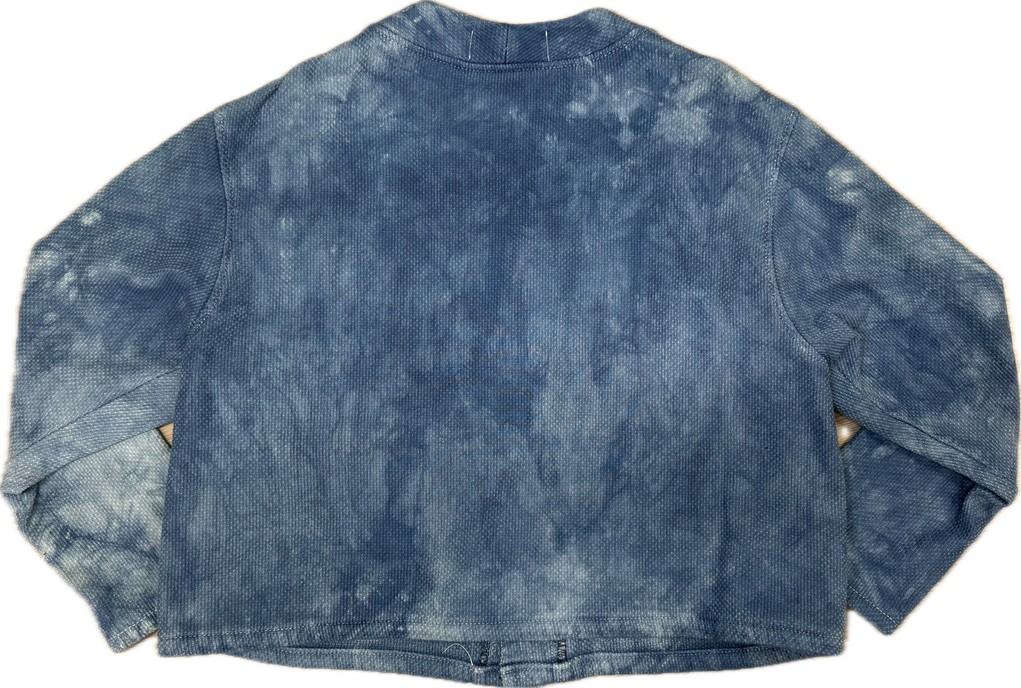 Indigo Dyed 3-Pocket Baseball Kimono Jacket